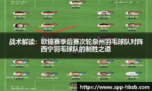 战术解读：欧锦赛季后赛次轮泉州羽毛球队对阵西宁羽毛球队的制胜之道
